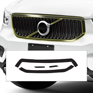 Fits Volvo XC40 2019-2023 Front Grille Chrome Delete Decal Blackout Vinyl Trim - Picture 1 of 6