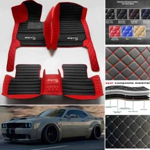 Fit For Dodge Charger Challenger Durango SRT Hellcat Car Floor Mats Carpets Rugs - Picture 1 of 30