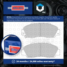 Brake Pads Set fits HONDA CIVIC MB6, MC2 1.8 Front 97 to 01 B18C4 B&B Quality