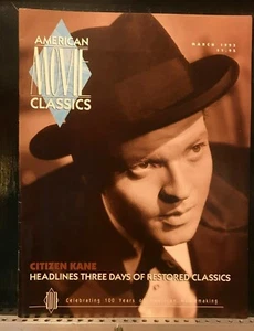 Orson Welles Citizen Kane - American Movie Classics Magazine March 1993 - Picture 1 of 7