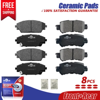 Front & Rear Ceramic Disc Brake Pads For 2016 2017 2018 Mazda CX-3 - Image 1 of 4