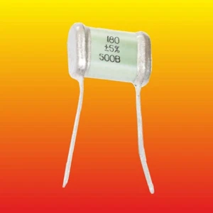 180 pF 500 V 5% LOTE DE 2 CONDENSADORES RUSOS PLATA-MICA SGM-3 - Imagen 1 de 2