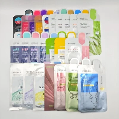 [MEDIHEAL] Ampoule Mask & Essential Mask 1ea / 10ea  / Korean Cosmetics - Image 1 of 4