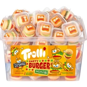 Trolli Mini Hamburguesas De Fiesta De Malvavisco Y Gominola 600g - Imagen 1 de 1