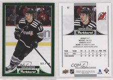 2022-23 Upper Deck Parkhurst Emerald Ice /10 Dawson Mercer #52
