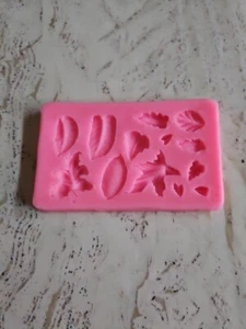 Silicone Leaves Chocolate Cake Soap Mold Ice Tray Mould Kitchen Baking Tool - Picture 1 of 7