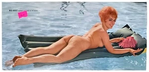Printed 1 side only unfolded Playboy Centerfold Phyllis Sherwood, August, 1963 - Imagen 1 de 1