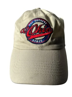 Top Of The World The Buckeye State Ohio Tan, Red,White,Blue Ball Cap One Size - Image 1 of 4