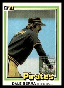 1981 Donruss #253 Dale Berra Pittsburgh Pirates Baseball card