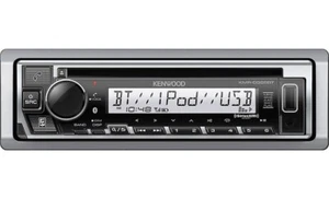 Kenwood KMR-D382BT Water-Resistant Radio Marine CD Player Boat Bluetooth Stereo - Picture 1 of 9