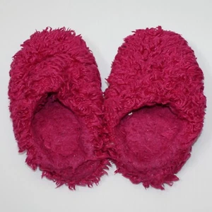 Girl's Pink Fuzzy Slippers size 4/5 - Picture 1 of 2