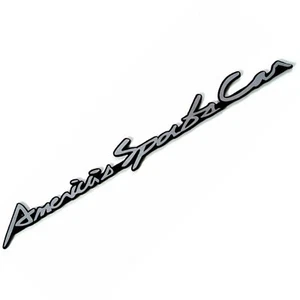 DTK Car Lettering Sticker Slogan Metal Badge Emblem 30139 for Corvette - Picture 1 of 5