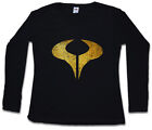 Symbol Of Cronos Women Long Sleeve T-Shirt Cronus Sign Logo Systemlord Stargate