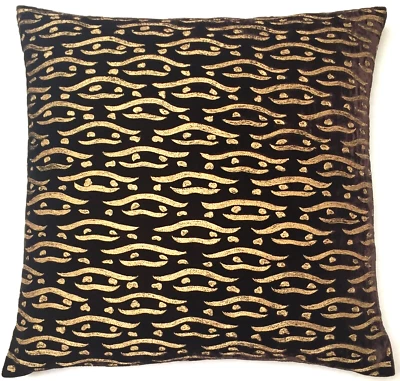 Anke Drechsel Cushion Haute Couture Purple Brown Gold Silk Velvet Kissen Bestick - Bild 1 von 4