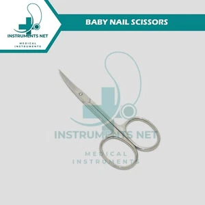 BABY NAIL SCISSORS CURVED CLIPPER CUTTER TOE MANICURE NAIL ART CUTICLE NIPPER - Picture 1 of 3