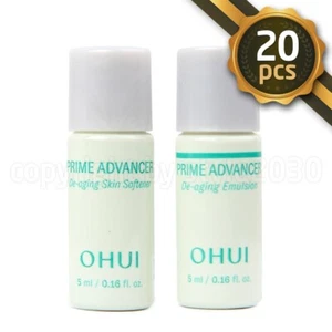 O HUI Prime Advancer De-aging Skin Softener Emulsion Set 5ml x 20pcs OHUI - Picture 1 of 1