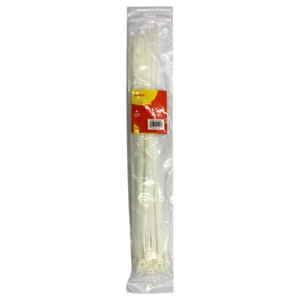 Tie Wraps White Garage  Tool 30Pcs 500 X 6.5 Mm Amtech S0823 - Picture 1 of 3