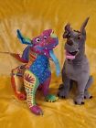 Dante Rainbow Spirit And Normal  Dog 16" Plush from Disney's Coco.