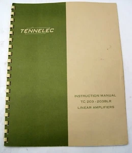Tennelec TC 550 550P 552P Scalers NIM Bin Instruction Manual - Picture 1 of 1