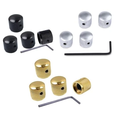 Easy Installation Volume and Tone Knobs for/Bass Guitars Set of 4 - Image 1 of 4