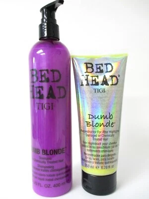 TIGI BED HEAD CHAMPÚ RUBIO MUDO 13,5 OZ/RECONSTRUCTOR 6,76 OZ Foto 1 de 2