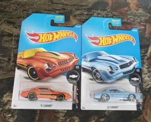 2 Hot Wheels Mattel '81 Camaro Fifty Lot Rare Collectibles  - Picture 1 of 10