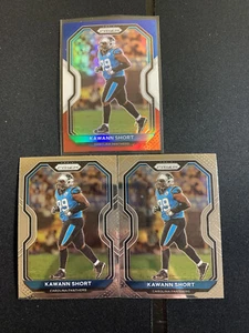 Kawann Short Lot (3) 2020 Prizm Red White Blue + Carolina Panthers - Picture 1 of 2