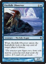 MERFOLK OBSERVER X4 4 4X Rise of the Eldrazi MTG Magic Cards DJMagic