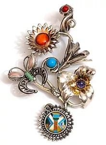 IMPORTANT Carolyn Pollack RMT Tenorio Cody S Veronica Dine Collaboration Pendant - Picture 1 of 24