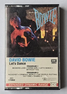 David Bowie - Let's Dance Cassette Tape. Expanded Dynamic Range. 4XD17093. Used. - Image 1 of 4