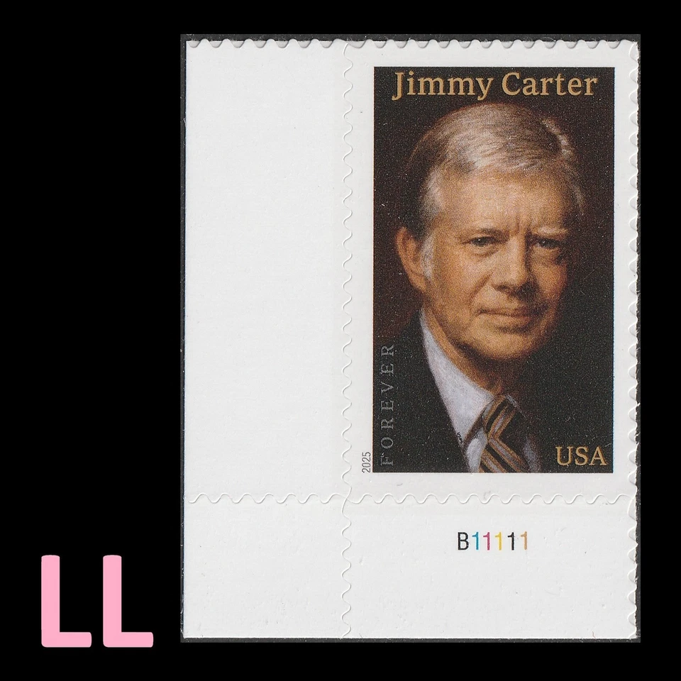 US 6043 Jimmy Carter F plate single LL MNH 2025 - Image 1 of 1