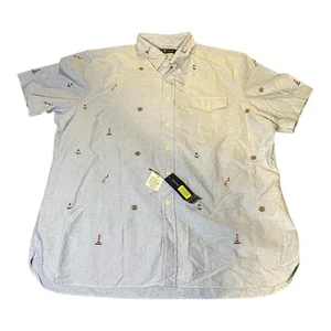 Neu mit Etikett Polo Ralph Lauren SS Baumwolle Oxford Hemd Sport maritim Stickerei Segeln XL - Bild 1 von 7
