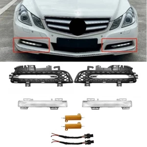 For Benz E-Class C207 E350 2-Door Coupe 2010-2013 Daytime Running Light + Plug - Picture 1 of 9