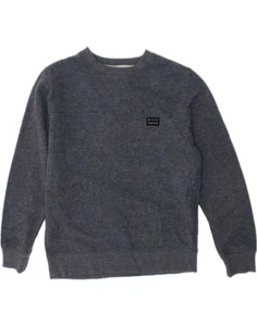 BILLABONG Boys Sweatshirt Jumper 9-10 Years Navy Blue Flecked Polyester CL11 - Picture 1 of 3