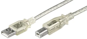 5x USB 2.0 Hi-Speed Kabel; USB AB 100 HiSpeed 2.0 TRANS 1m SB - Bild 1 von 1