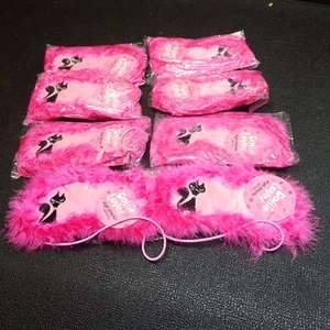 Lot Of 14 Dottie Loves... Pink Cat Feathery Eye Masks - Picture 1 of 6