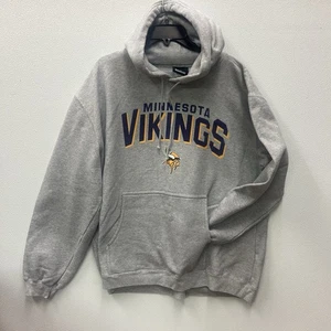 Minnesota Vikings Reebok grau schweres Kapuzenpullover Größe XL EUC - Bild 1 von 8