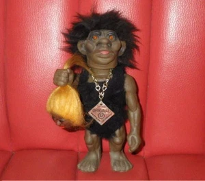 Muñeca Caveman Años 60 Cabeza Encogida Figura Cabeza Bobbing - Imagen 1 de 3