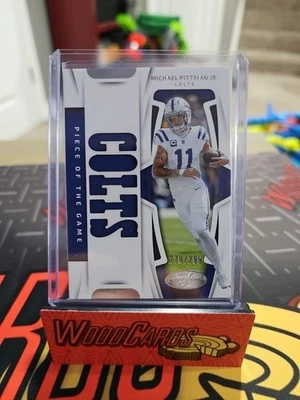 2025 Panini Certified Michael Pittman Jr. Piece of the Game #POG-MPJ /299 Colts - Image 1 of 4