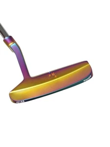 Forezo Golf Pinner PVD Rainbow Putter 431 Acciaio Inox 340g Albero in Acciaio, 34" - Foto 1 di 10