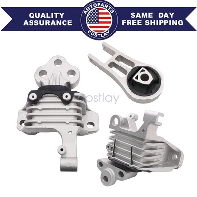 Fits For Chrysler 200 V6 3.6L 2015 2016 2017 3PCS Engine Transmission Mount Kit - Image 1 of 4
