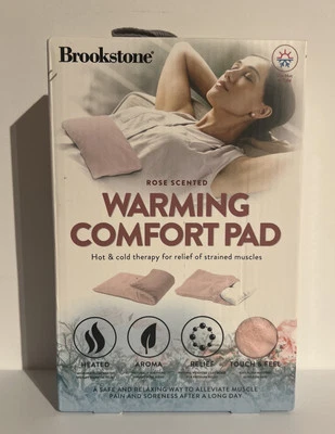 Almohadilla cómoda de calentamiento Brookstone terapia de frío y calor - perfumada en rosa y rosa Foto 1 de 4