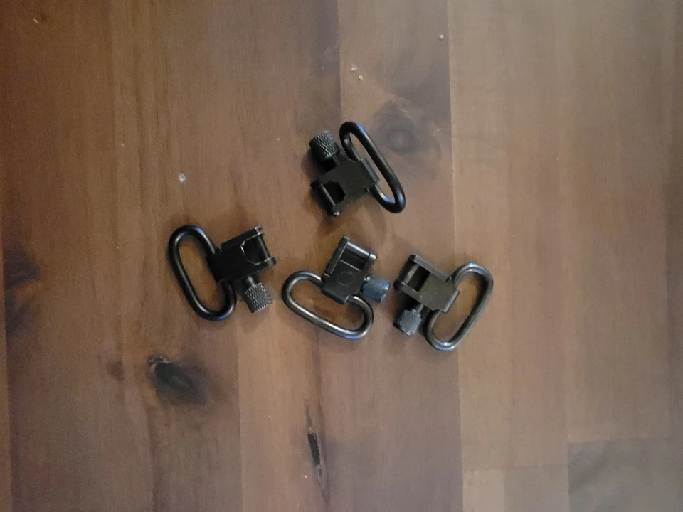 NcSTAR 1" Lockable Sling Swivel - Black, Pack of 2 - Image 1 of 1