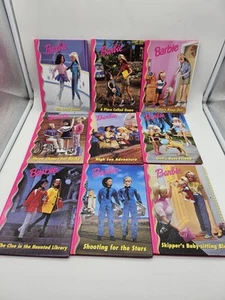 Lot of 9 Barbie & Friends Book Club Hardcover Pink 90s Grolier - HC LN - Picture 1 of 12