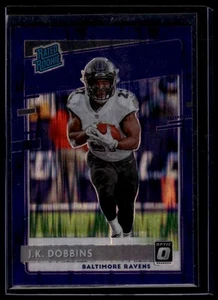 2020 Donruss Optic #161 J.K. Dobbins Purple Shock Rated Rookie - Picture 1 of 2
