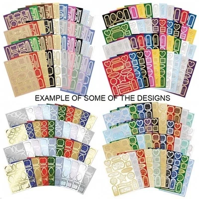 Hunkydory 10 Sheets Foiled & Die Cut Christmas Sentiments Postage Discounts - Image 1 of 2