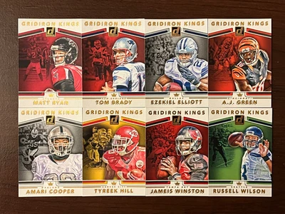 Juego completo de inserciones Gridiron Kings de fútbol americano Panini Donruss 2017 (40 tarjetas) Foto 1 de 4