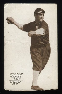 1917 Zeenut PCL Jacinto "Jack" Calvo - (S.F. Seals) Cuban- Tough Card - Picture 1 of 2