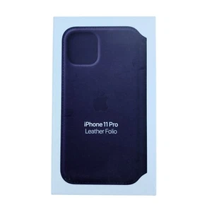 Apple Leather Folio Case for iPhone 11 Pro Natural Leather Aubergine MX072FE/A - Bild 1 von 2