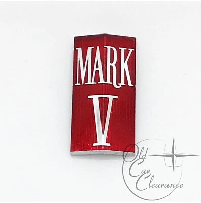 Inserto emblema parrilla Lincoln Mark V 1977-1979 (D7LY8A223AA) NOS Foto 1 de 4